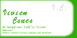 vivien csucs business card